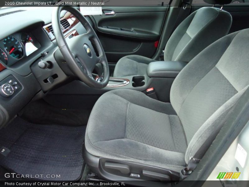 Gold Mist Metallic / Neutral 2010 Chevrolet Impala LT