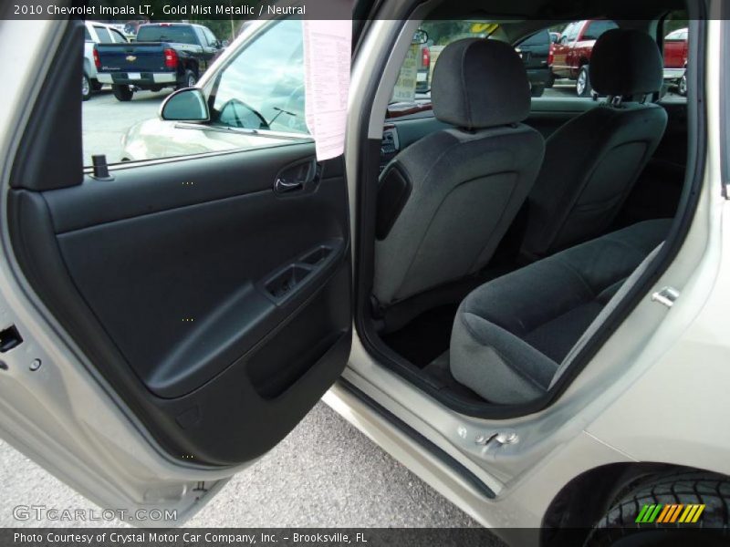 Gold Mist Metallic / Neutral 2010 Chevrolet Impala LT