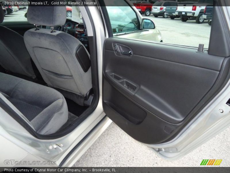 Gold Mist Metallic / Neutral 2010 Chevrolet Impala LT