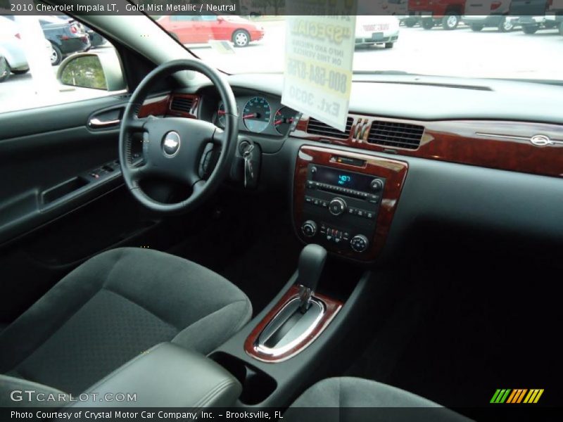 Gold Mist Metallic / Neutral 2010 Chevrolet Impala LT