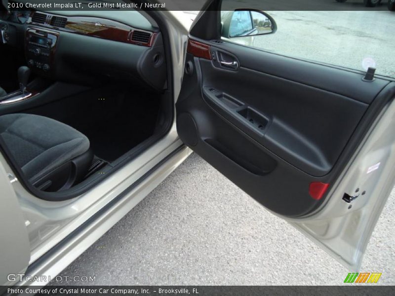 Gold Mist Metallic / Neutral 2010 Chevrolet Impala LT