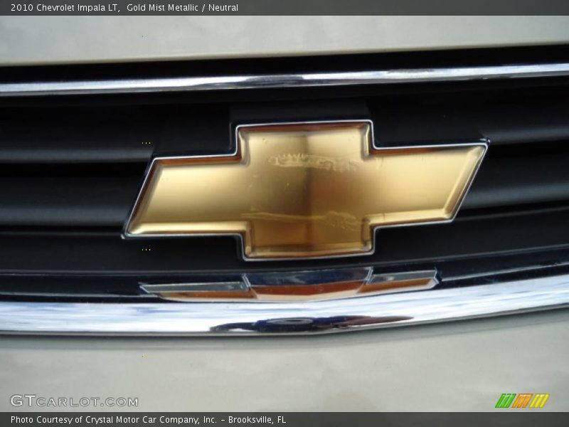 Gold Mist Metallic / Neutral 2010 Chevrolet Impala LT