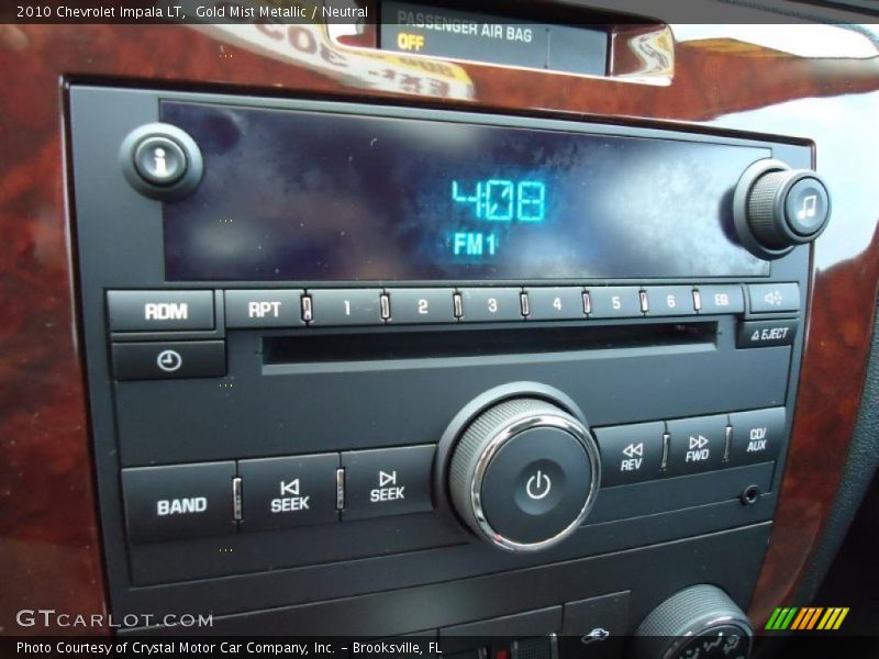 Gold Mist Metallic / Neutral 2010 Chevrolet Impala LT