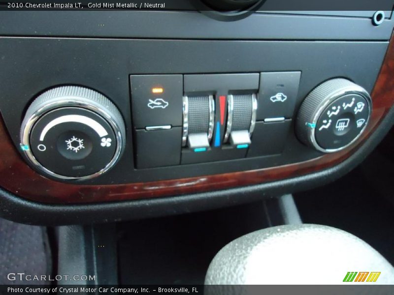 Gold Mist Metallic / Neutral 2010 Chevrolet Impala LT