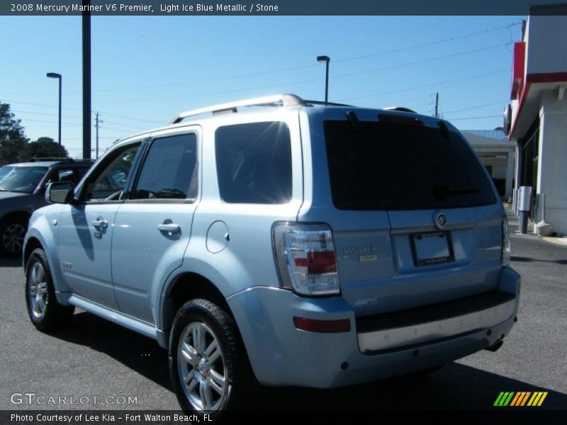 Light Ice Blue Metallic / Stone 2008 Mercury Mariner V6 Premier