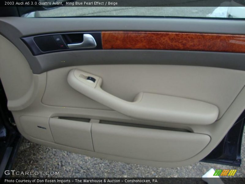 Ming Blue Pearl Effect / Beige 2003 Audi A6 3.0 quattro Avant