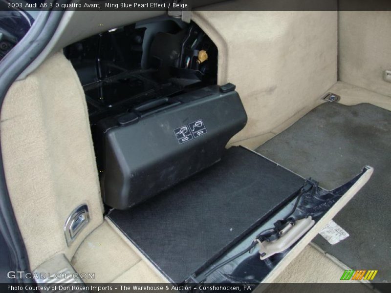 Ming Blue Pearl Effect / Beige 2003 Audi A6 3.0 quattro Avant