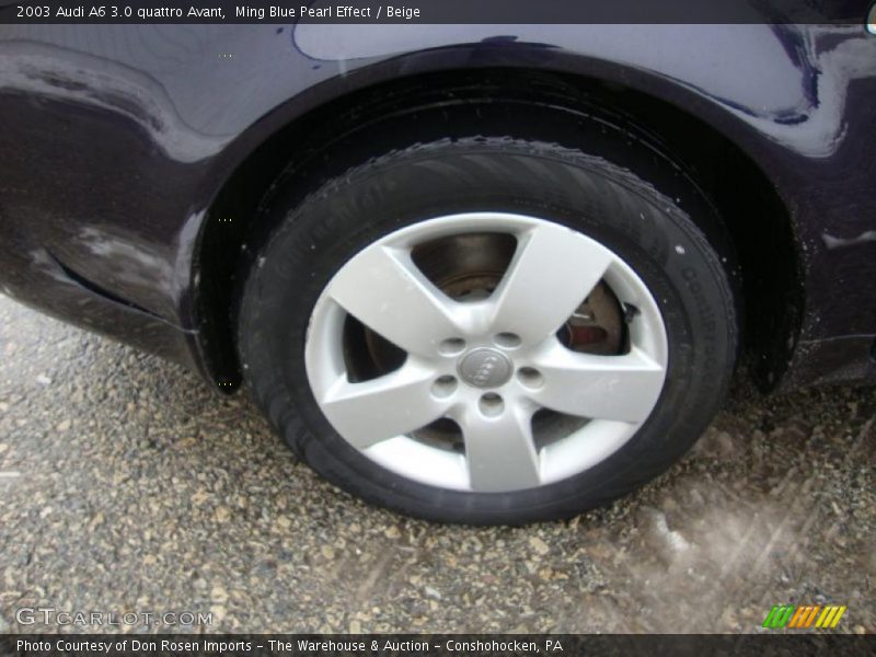 Ming Blue Pearl Effect / Beige 2003 Audi A6 3.0 quattro Avant