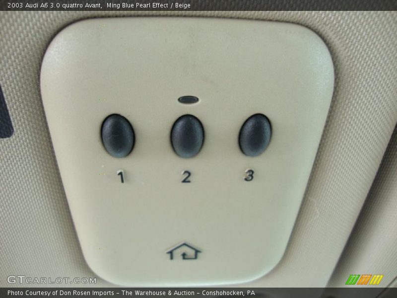 Ming Blue Pearl Effect / Beige 2003 Audi A6 3.0 quattro Avant