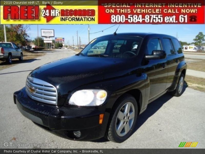 Black / Ebony 2010 Chevrolet HHR LT