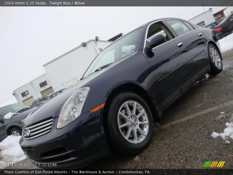 Twilight Blue / Willow 2004 Infiniti G 35 Sedan