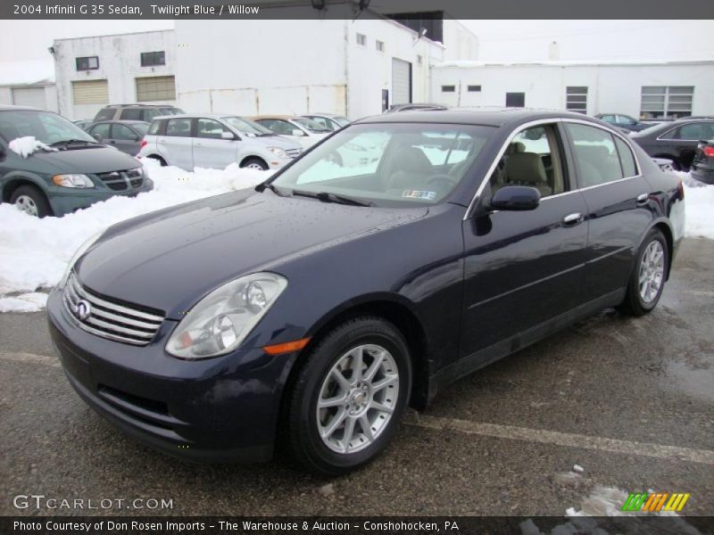 Twilight Blue / Willow 2004 Infiniti G 35 Sedan