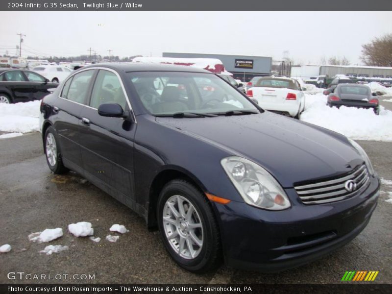 Twilight Blue / Willow 2004 Infiniti G 35 Sedan