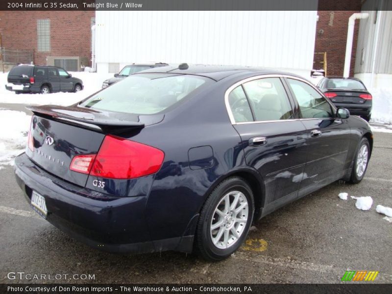 Twilight Blue / Willow 2004 Infiniti G 35 Sedan