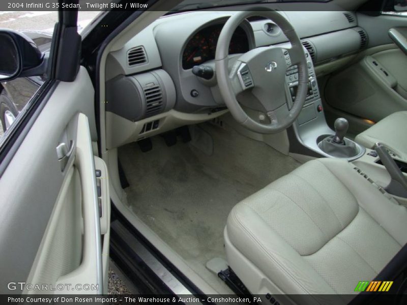 Twilight Blue / Willow 2004 Infiniti G 35 Sedan