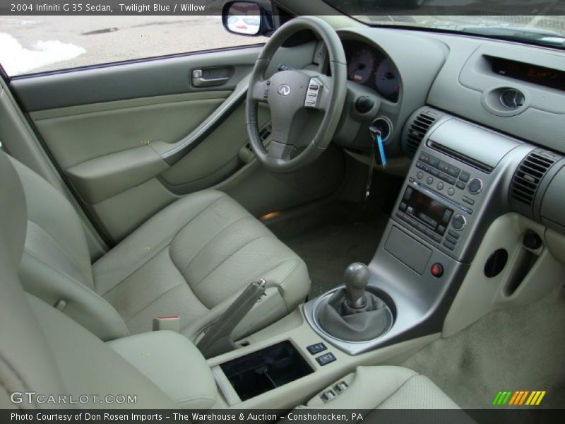 Twilight Blue / Willow 2004 Infiniti G 35 Sedan