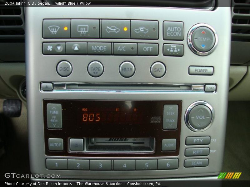 Twilight Blue / Willow 2004 Infiniti G 35 Sedan