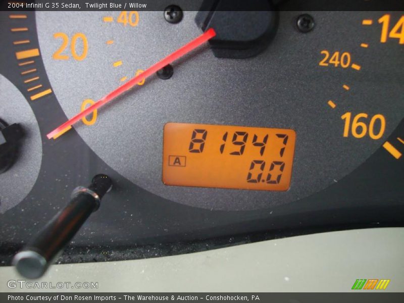 Twilight Blue / Willow 2004 Infiniti G 35 Sedan