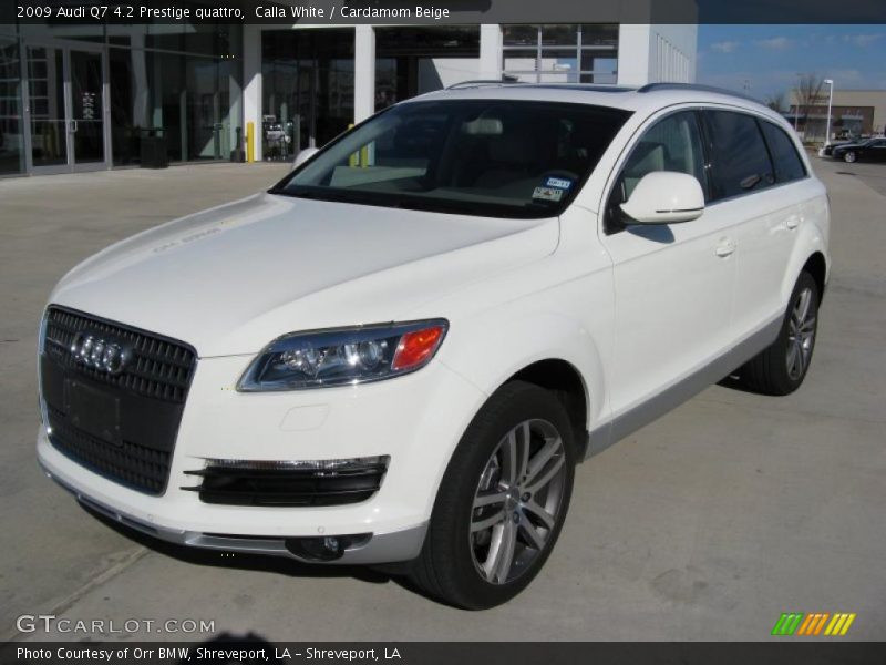 Front 3/4 View of 2009 Q7 4.2 Prestige quattro