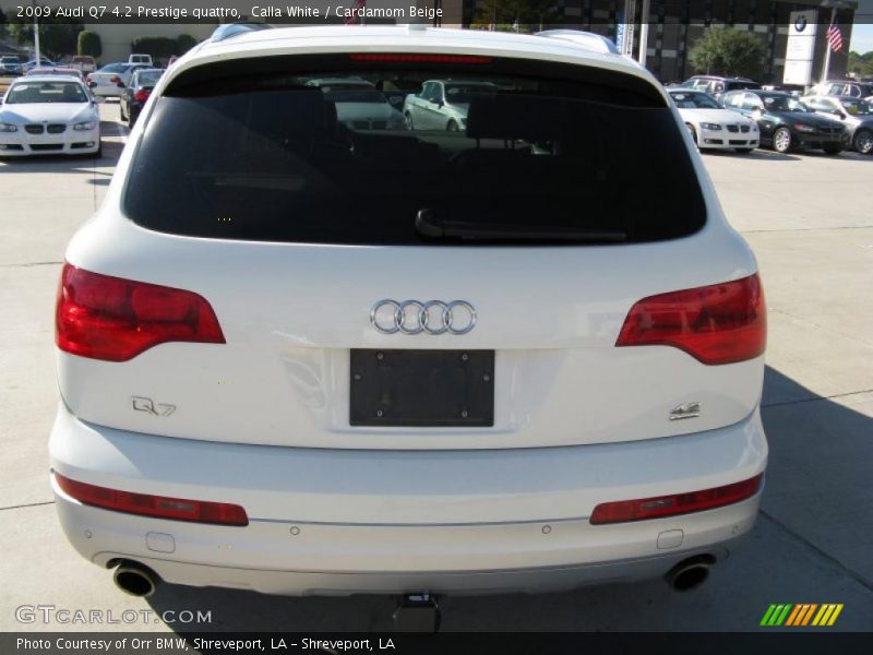 Calla White / Cardamom Beige 2009 Audi Q7 4.2 Prestige quattro