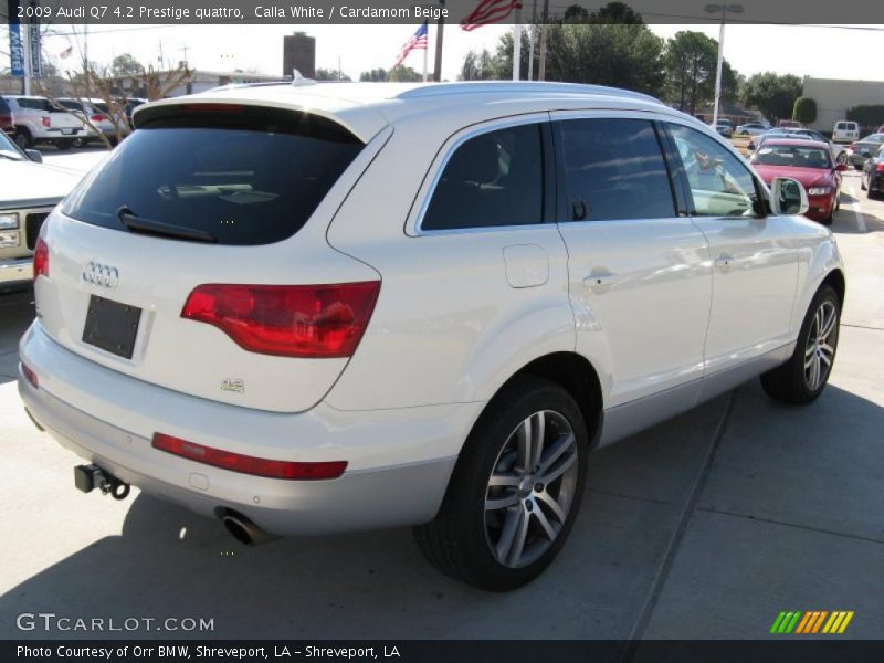Calla White / Cardamom Beige 2009 Audi Q7 4.2 Prestige quattro