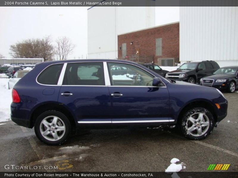 Lapis Blue Metallic / Havanna/Sand Beige 2004 Porsche Cayenne S