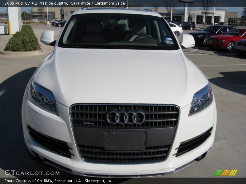 Calla White / Cardamom Beige 2009 Audi Q7 4.2 Prestige quattro