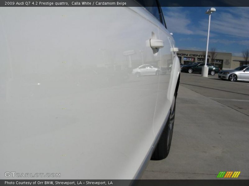 Calla White / Cardamom Beige 2009 Audi Q7 4.2 Prestige quattro