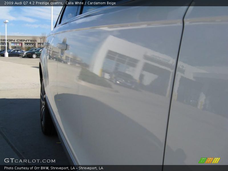 Calla White / Cardamom Beige 2009 Audi Q7 4.2 Prestige quattro