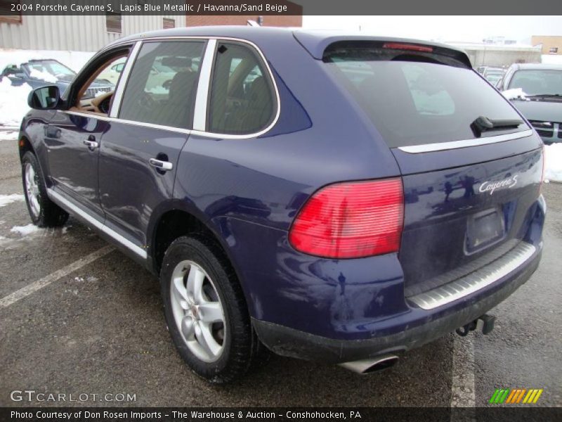 Lapis Blue Metallic / Havanna/Sand Beige 2004 Porsche Cayenne S