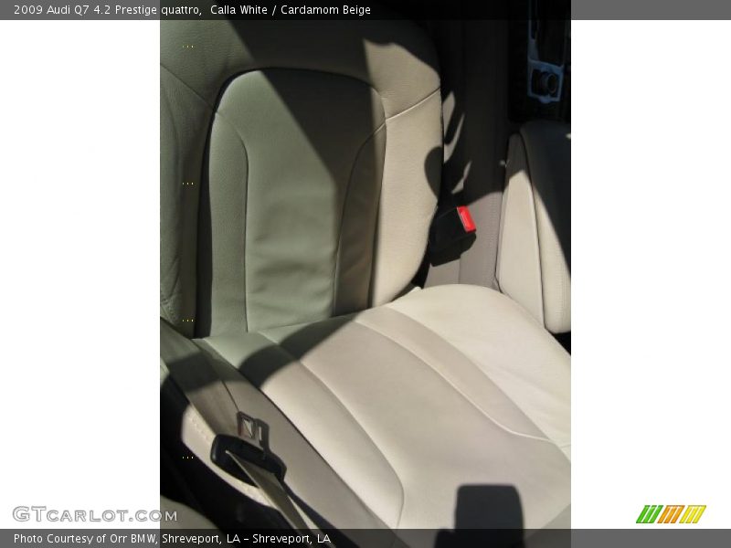 Calla White / Cardamom Beige 2009 Audi Q7 4.2 Prestige quattro