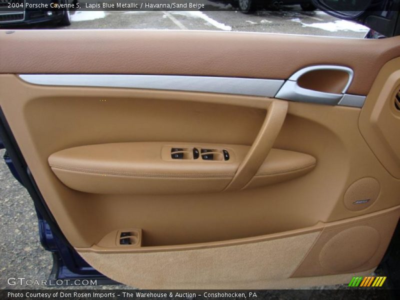 Lapis Blue Metallic / Havanna/Sand Beige 2004 Porsche Cayenne S