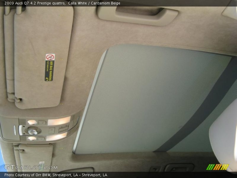 Calla White / Cardamom Beige 2009 Audi Q7 4.2 Prestige quattro