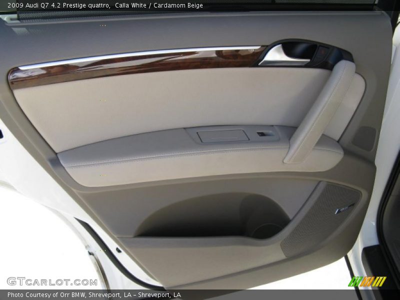 Calla White / Cardamom Beige 2009 Audi Q7 4.2 Prestige quattro