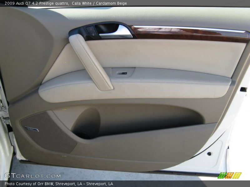 Calla White / Cardamom Beige 2009 Audi Q7 4.2 Prestige quattro