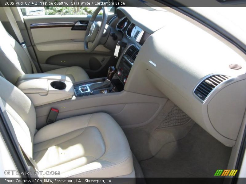 Calla White / Cardamom Beige 2009 Audi Q7 4.2 Prestige quattro