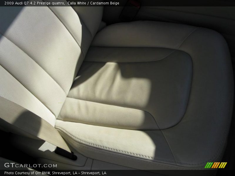 Calla White / Cardamom Beige 2009 Audi Q7 4.2 Prestige quattro
