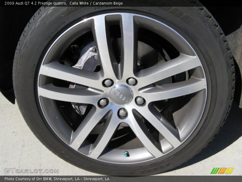 Calla White / Cardamom Beige 2009 Audi Q7 4.2 Prestige quattro