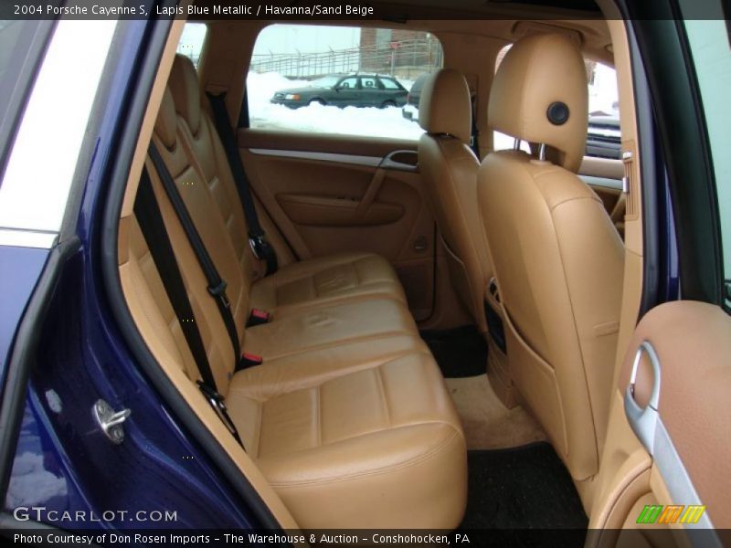 Lapis Blue Metallic / Havanna/Sand Beige 2004 Porsche Cayenne S