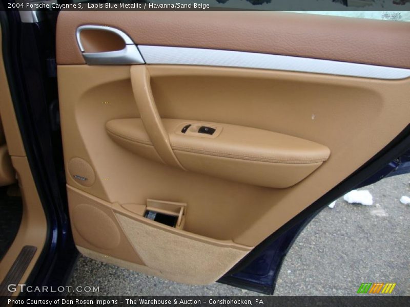 Lapis Blue Metallic / Havanna/Sand Beige 2004 Porsche Cayenne S
