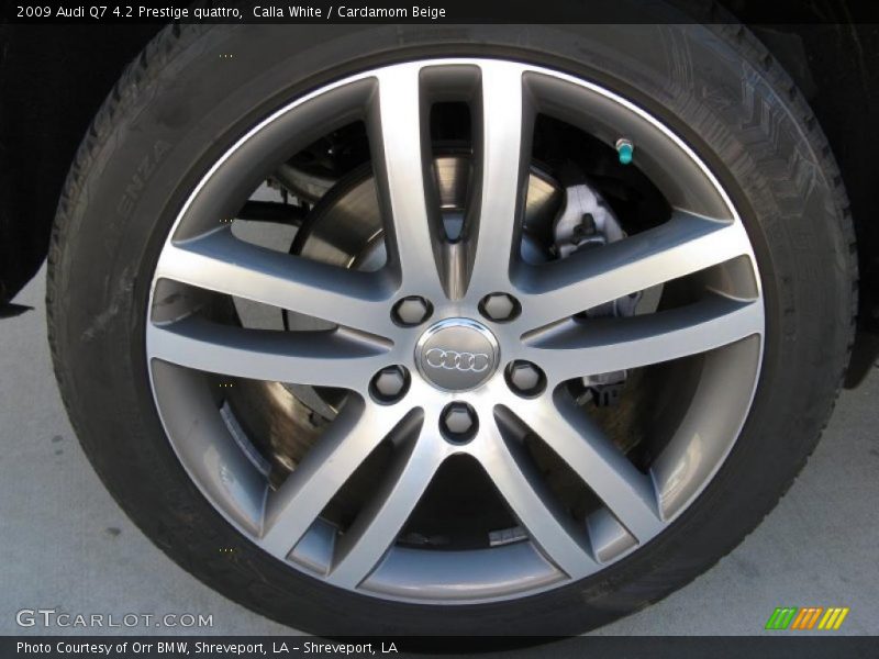 Calla White / Cardamom Beige 2009 Audi Q7 4.2 Prestige quattro