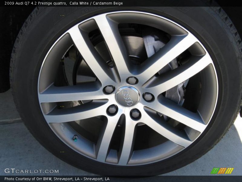 Calla White / Cardamom Beige 2009 Audi Q7 4.2 Prestige quattro
