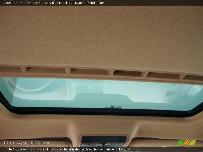 Lapis Blue Metallic / Havanna/Sand Beige 2004 Porsche Cayenne S