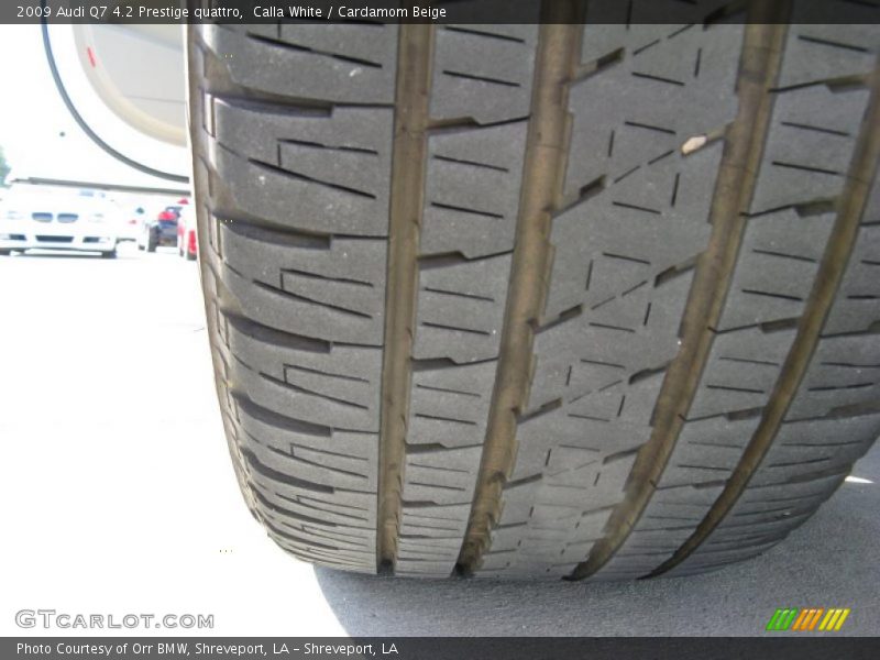 Calla White / Cardamom Beige 2009 Audi Q7 4.2 Prestige quattro