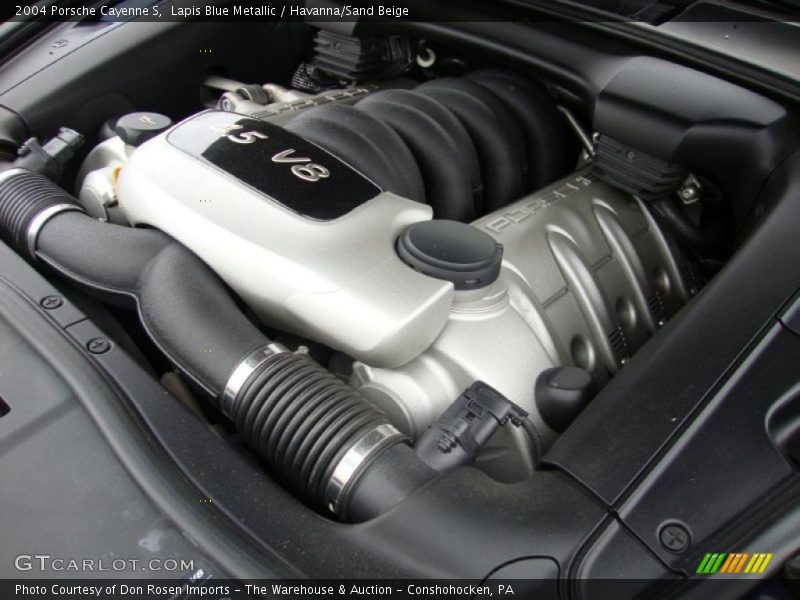 Lapis Blue Metallic / Havanna/Sand Beige 2004 Porsche Cayenne S