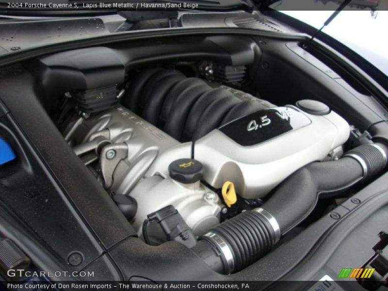 Lapis Blue Metallic / Havanna/Sand Beige 2004 Porsche Cayenne S