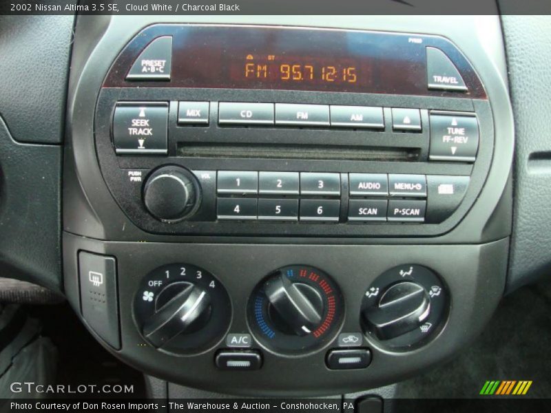 Controls of 2002 Altima 3.5 SE