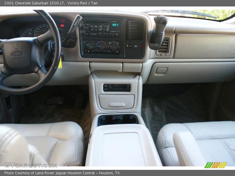 Victory Red / Tan 2001 Chevrolet Suburban 1500 LT