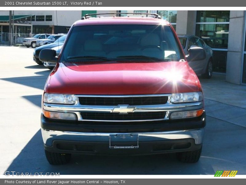 Victory Red / Tan 2001 Chevrolet Suburban 1500 LT