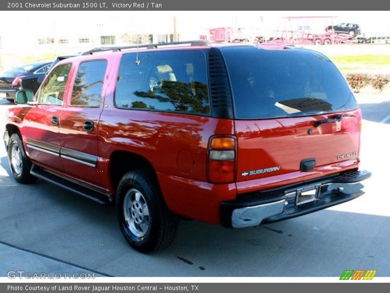 Victory Red / Tan 2001 Chevrolet Suburban 1500 LT